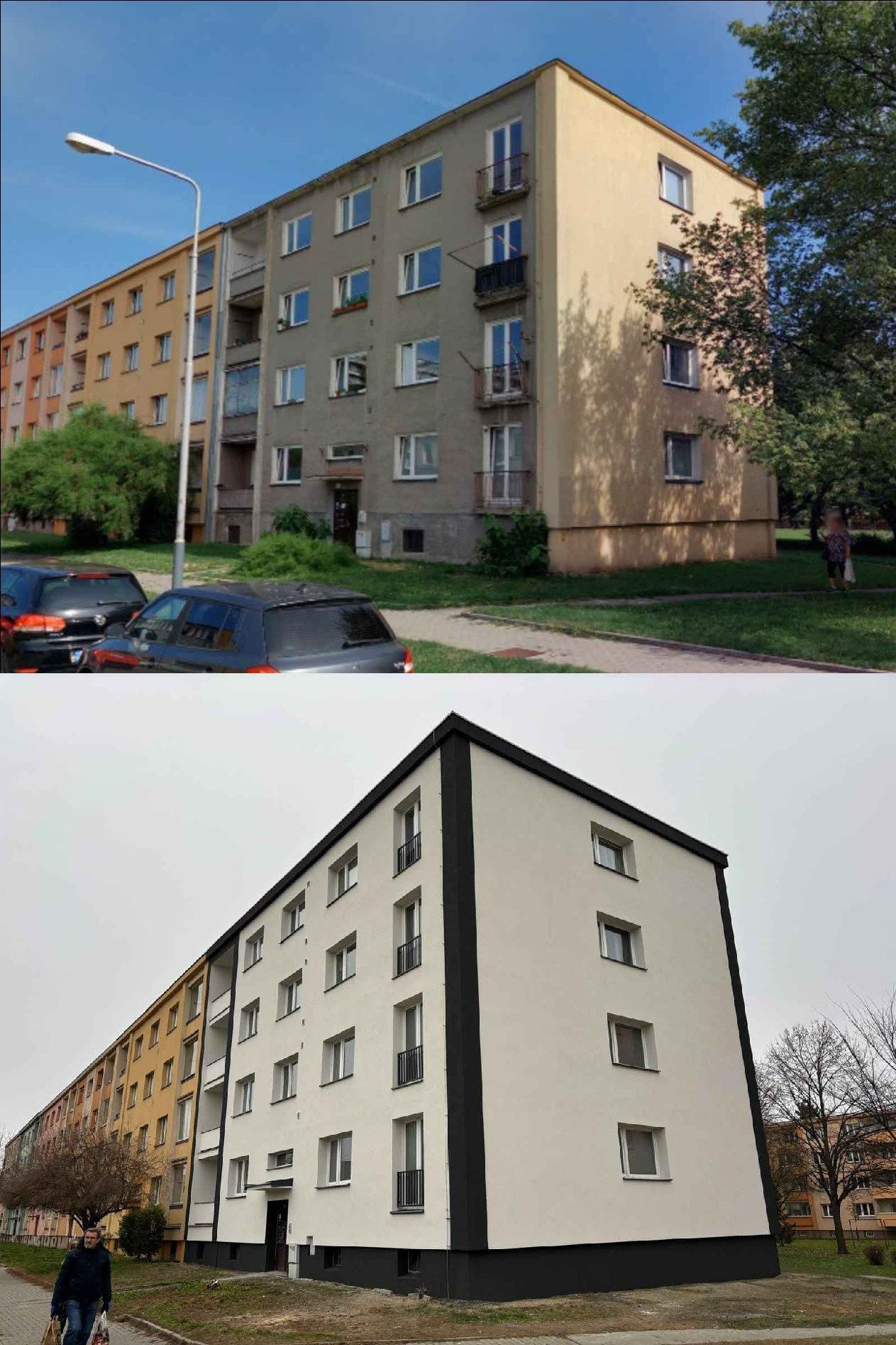 Realizace zateplení - Kosmonautů